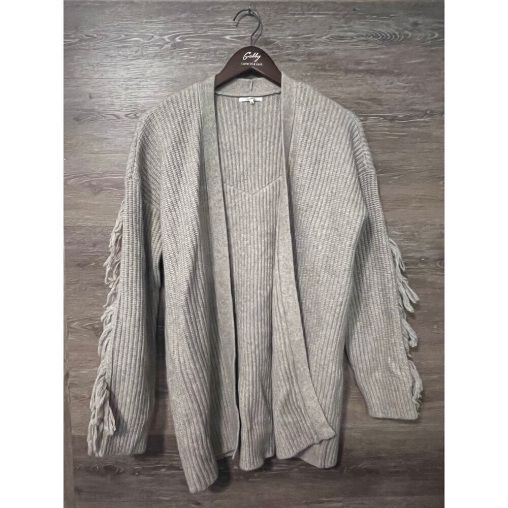 Tularosa Fringe Cardigan Sz Small Sweater Revolve Western Rodeo Fall wool Blend